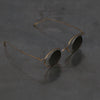 Rigards x ZIGGY CHEN RG1943ZC Titanium Magnetic Clip-On Sunglasses. RG-RG1943ZC-GDJTTMQTJB. Antique gold & titanium frame. Titanium frame with transparent lenses and bronze gradient lenses.
